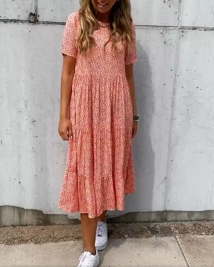 Mira |Floral Midi Dress