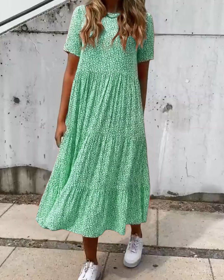 Mira |Floral Midi Dress