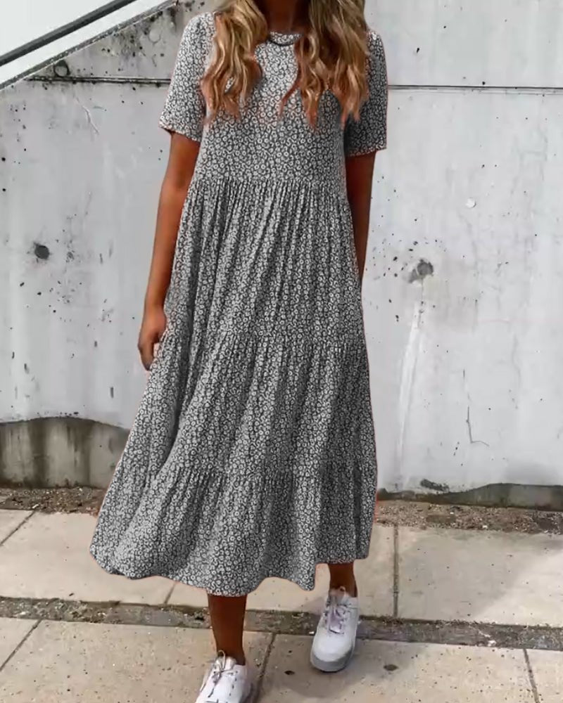 Mira |Floral Midi Dress