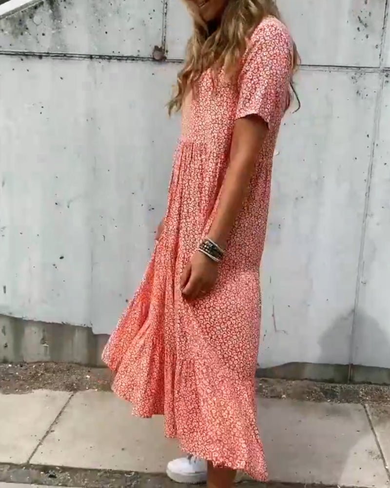 Mira |Floral Midi Dress