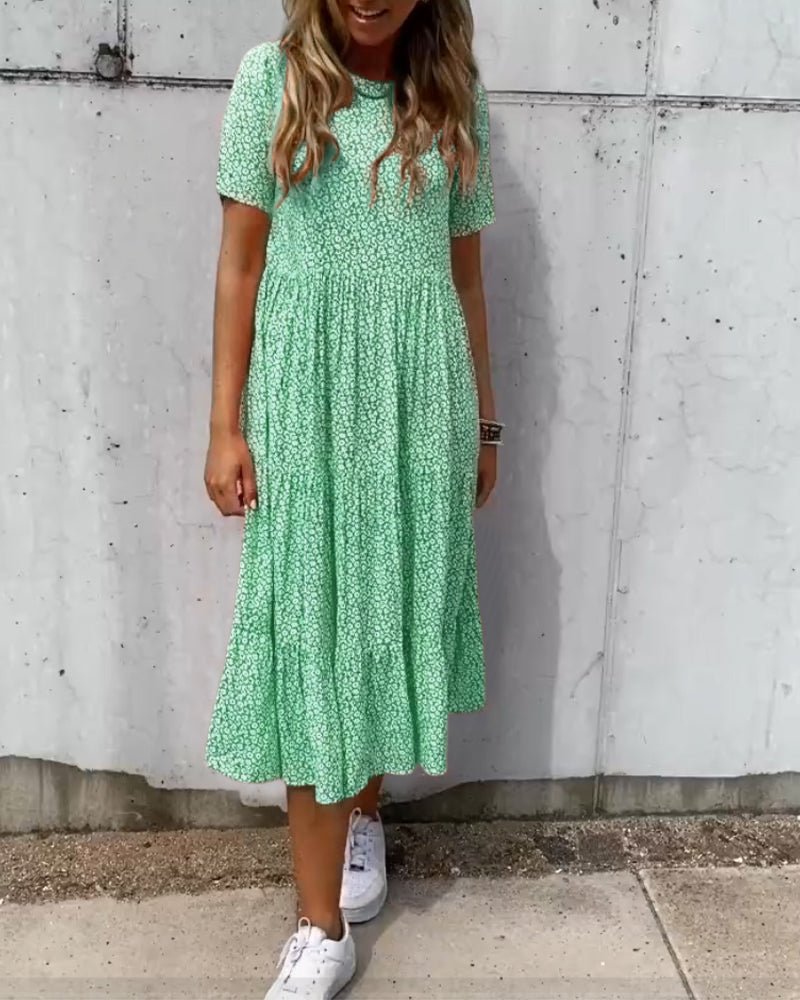 Mira |Floral Midi Dress