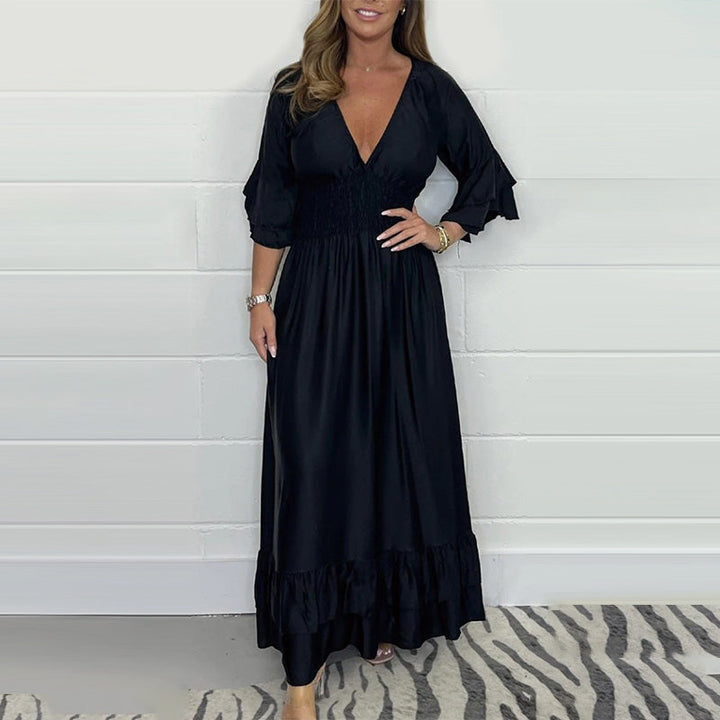 Celina| Sleek Maxi Dress