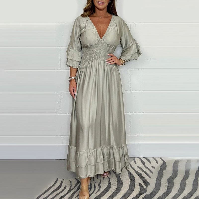 Celina| Sleek Maxi Dress
