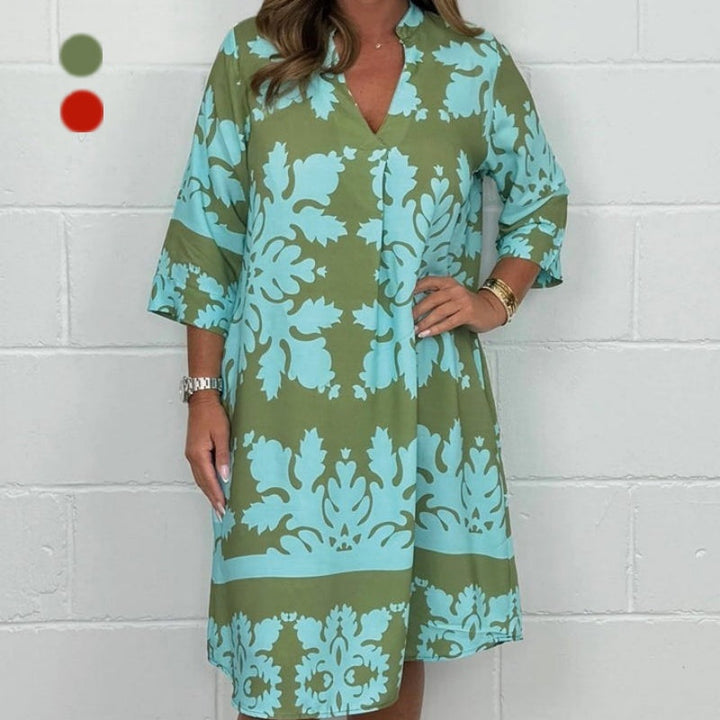Jemma | Bold Patterned Tunic Dress
