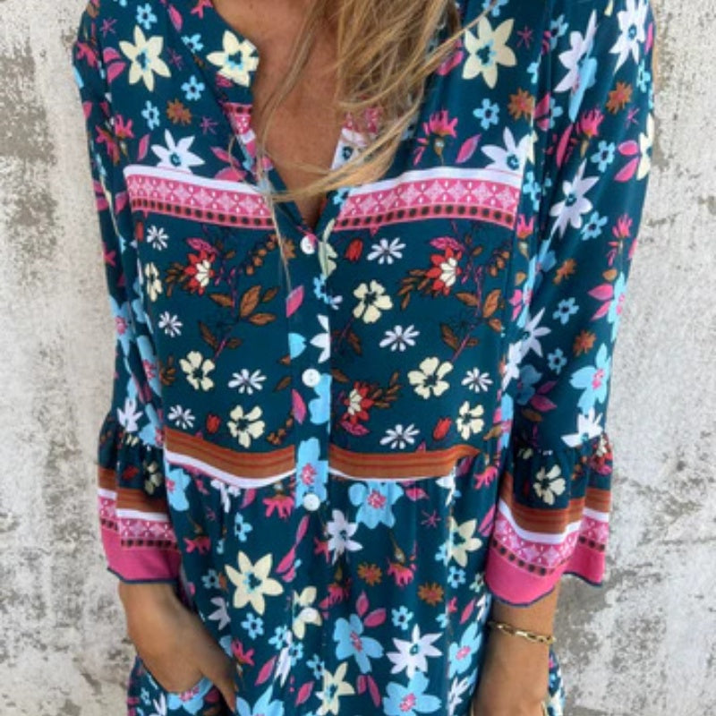 Cadence | Luxe Floral Maxi Dress