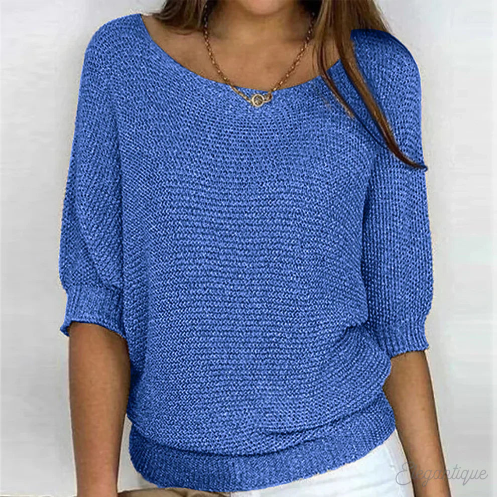 Maxine Relaxed Knit Top