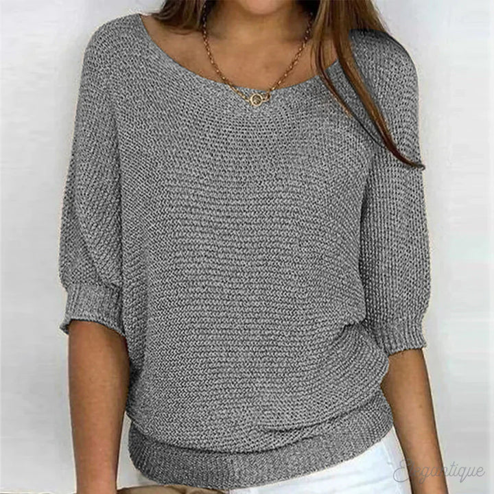 Maxine Relaxed Knit Top