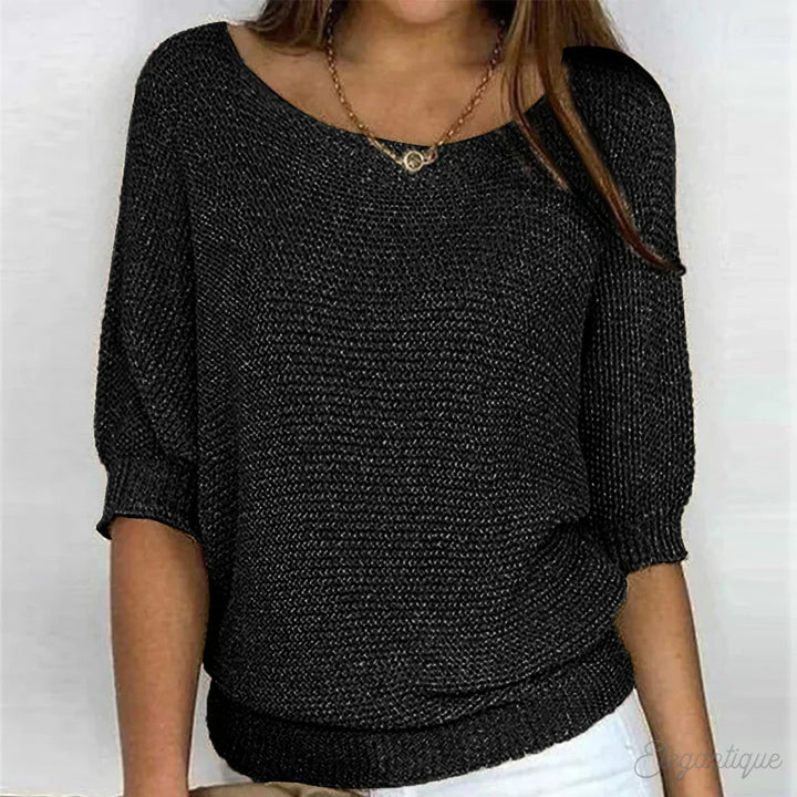Maxine Relaxed Knit Top