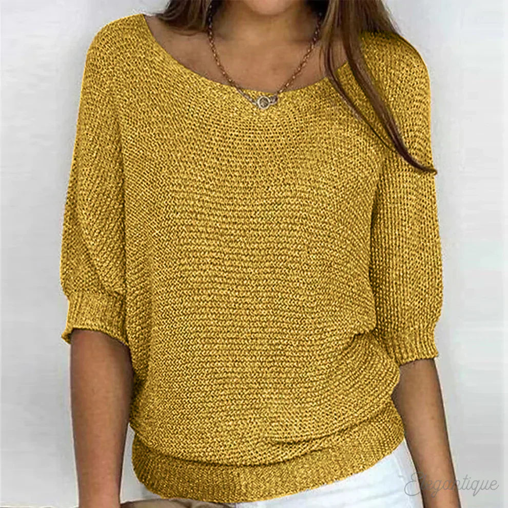 Maxine Relaxed Knit Top