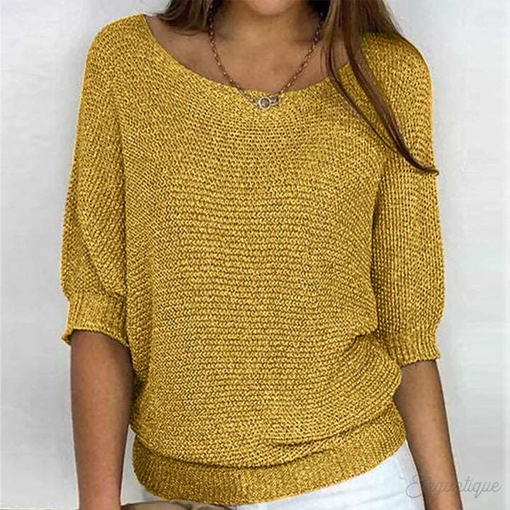 Maxine Relaxed Knit Top
