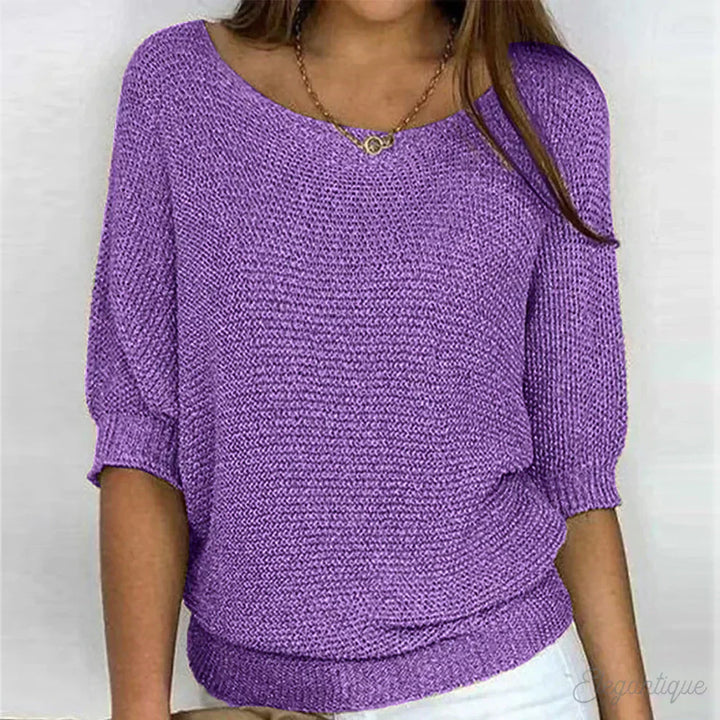 Maxine Relaxed Knit Top